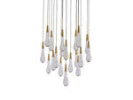 Soltaire Raindrop Crystal Round Chandelier
