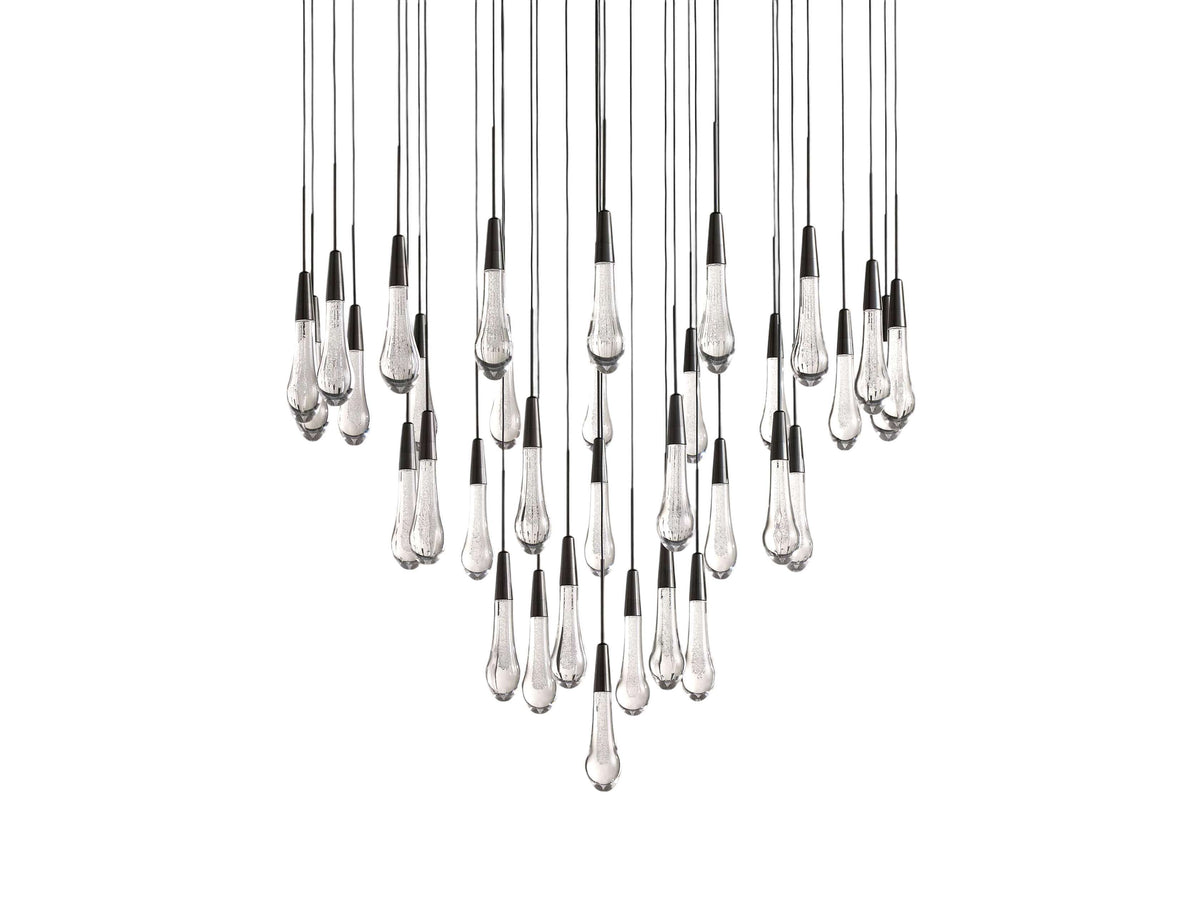 Soltaire Raindrop Crystal Round Chandelier
