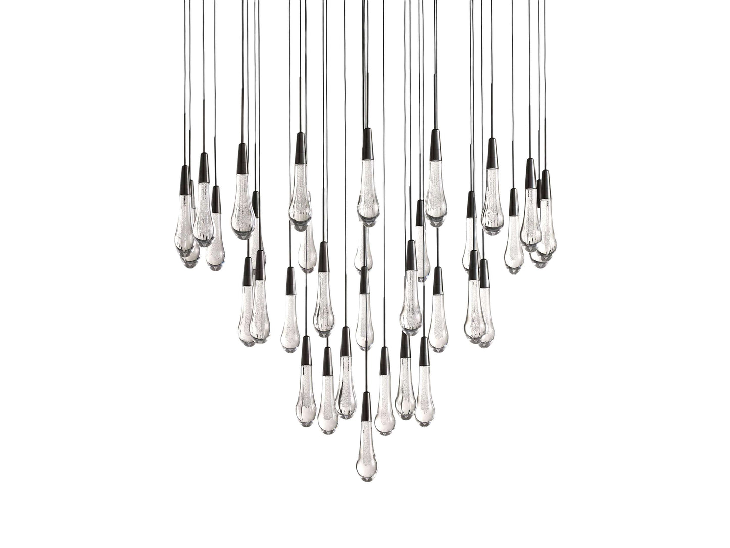 Soltaire Raindrop Crystal Round Chandelier