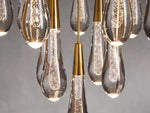 Soltaire Raindrop Crystal Round Chandelier