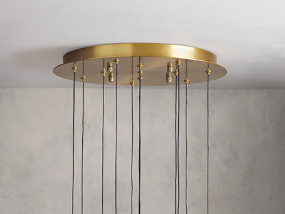 Soltaire Raindrop Crystal Round Chandelier
