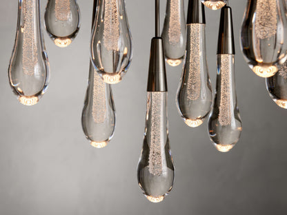 Soltaire Raindrop Crystal Round Chandelier