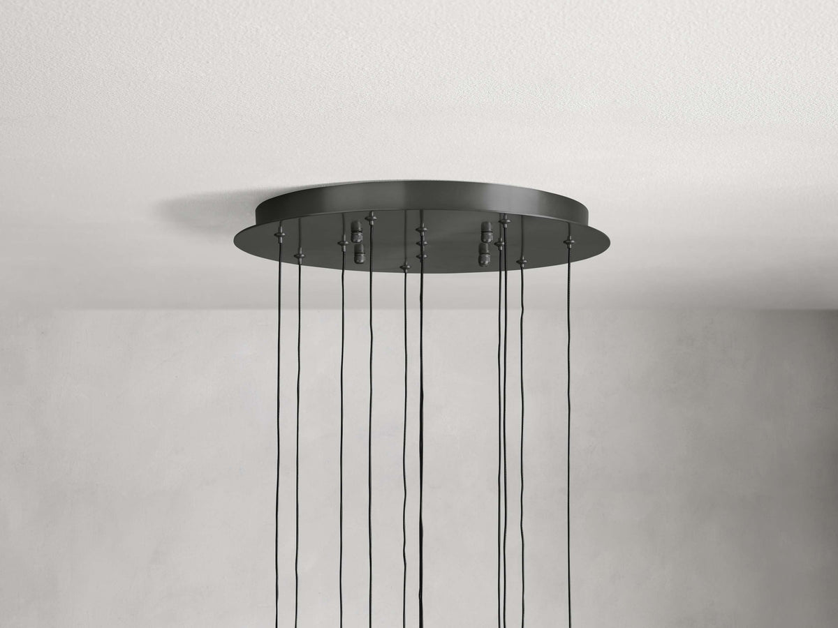 Soltaire Raindrop Crystal Round Chandelier