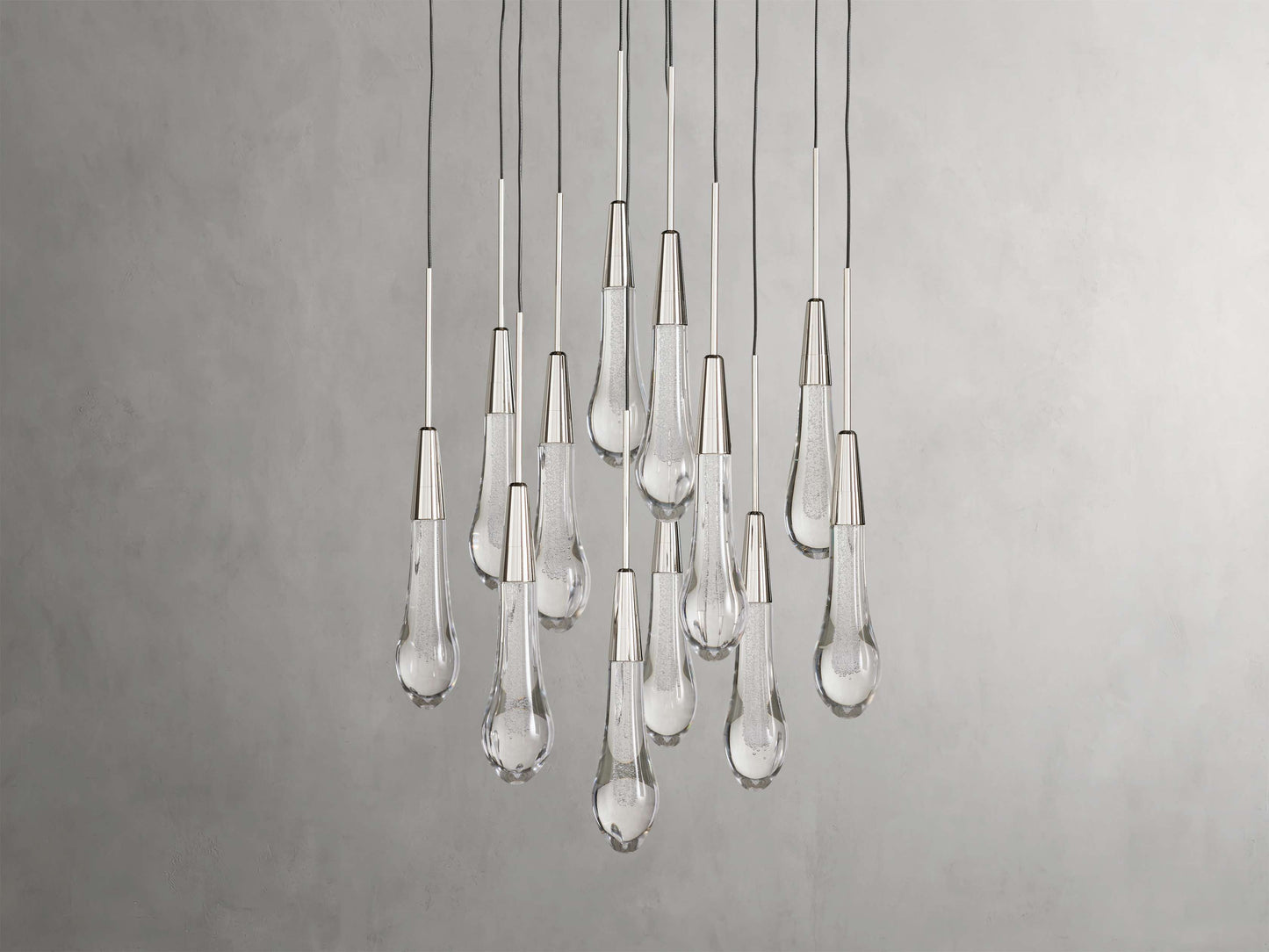 Soltaire Raindrop Crystal Round Chandelier