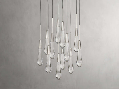 Soltaire Raindrop Crystal Round Chandelier