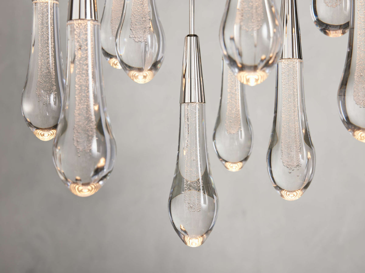 Soltaire Raindrop Crystal Round Chandelier