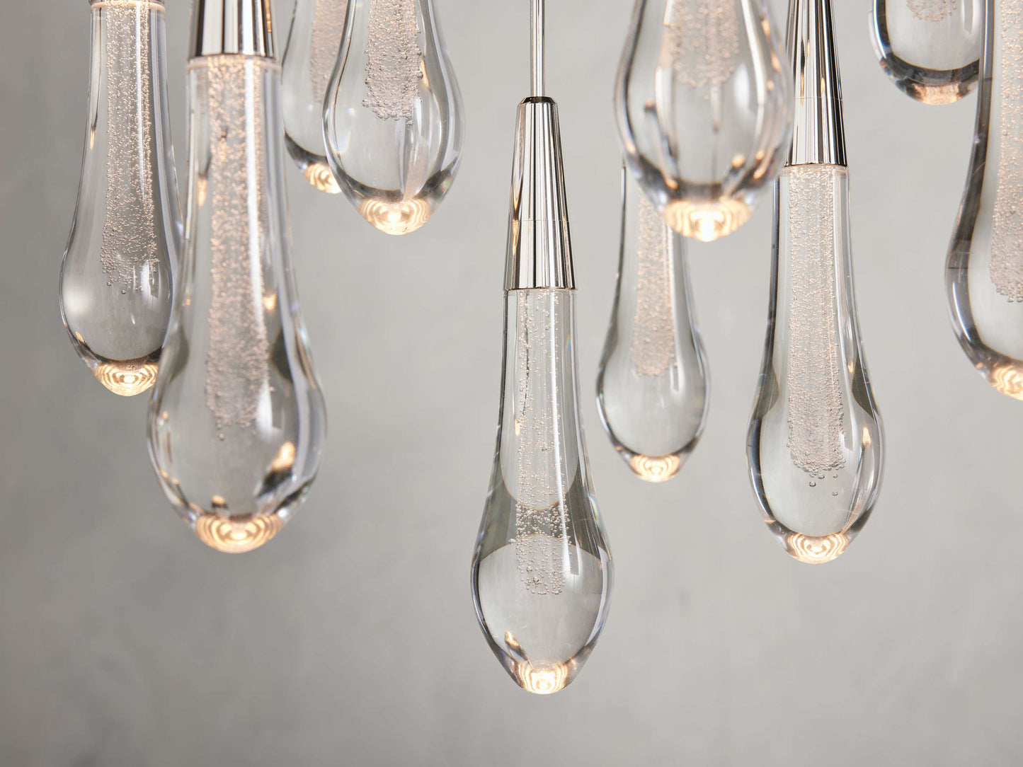 Soltaire Raindrop Crystal Round Chandelier