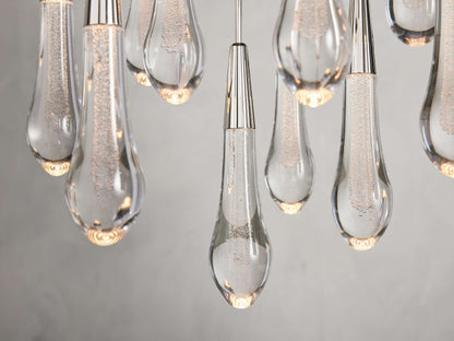 Soltaire Raindrop Crystal Round Chandelier