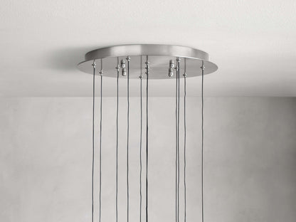 Soltaire Raindrop Crystal Round Chandelier