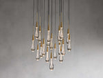 Soltaire Raindrop Crystal Round Chandelier