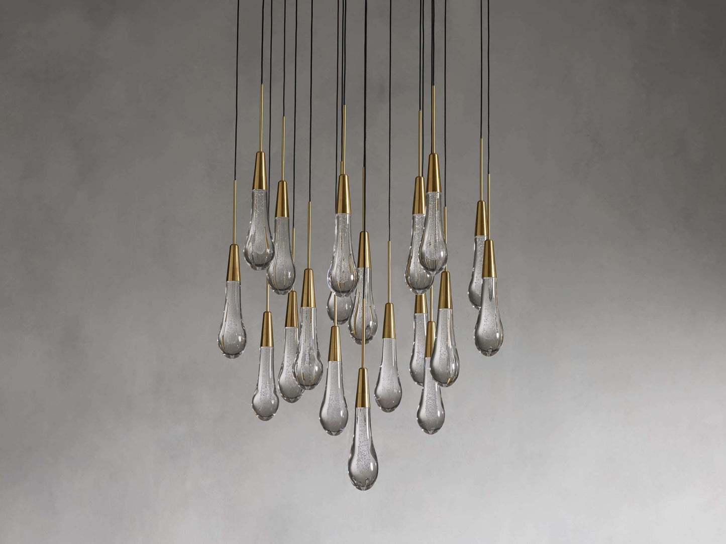 Soltaire Raindrop Crystal Round Chandelier