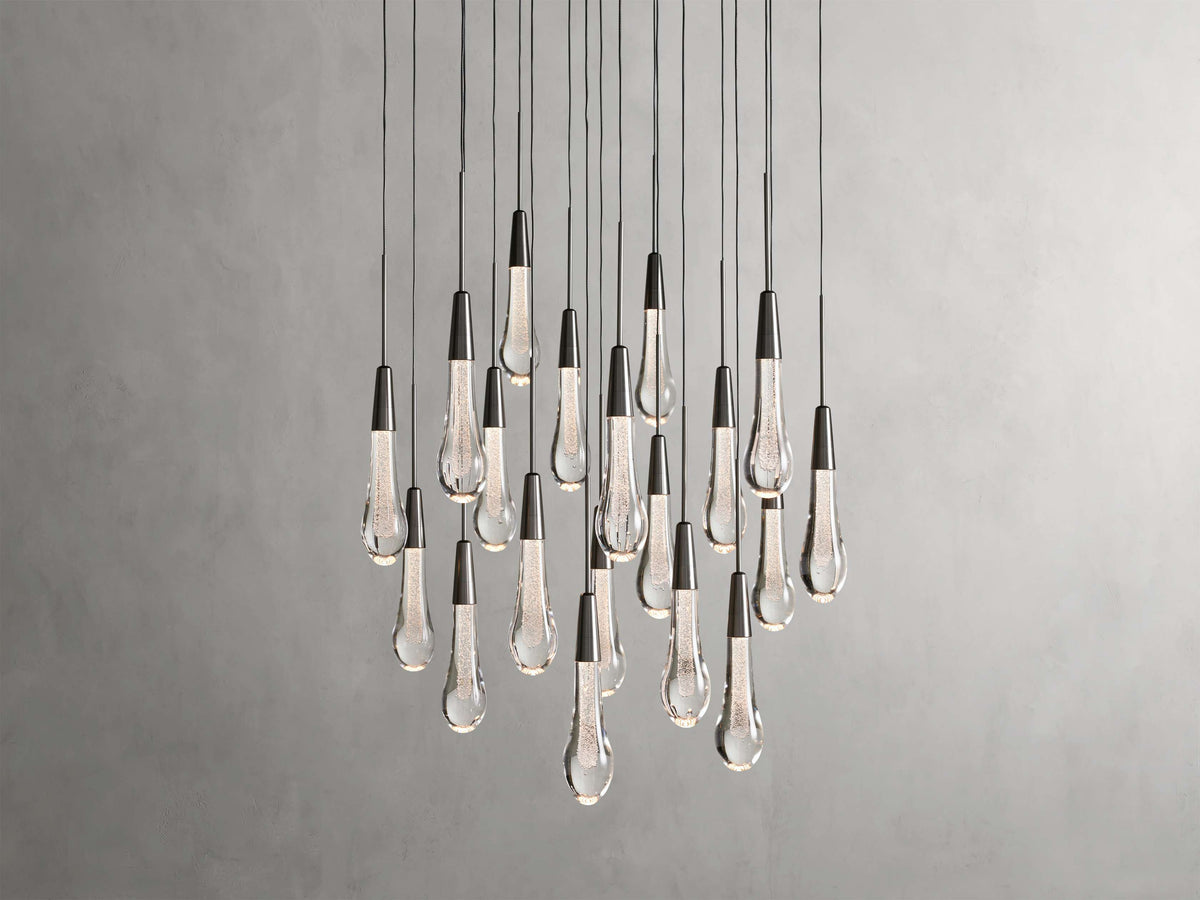 Soltaire Raindrop Crystal Round Chandelier