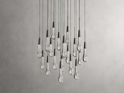 Soltaire Raindrop Crystal Round Chandelier