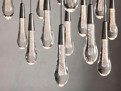 Soltaire Raindrop Crystal Round Chandelier