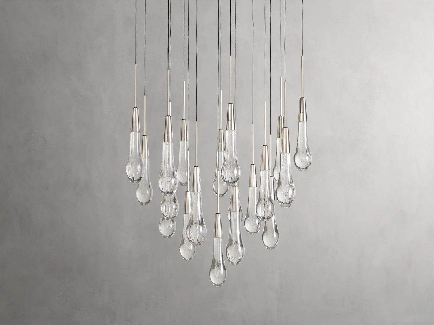 Soltaire Raindrop Crystal Round Chandelier