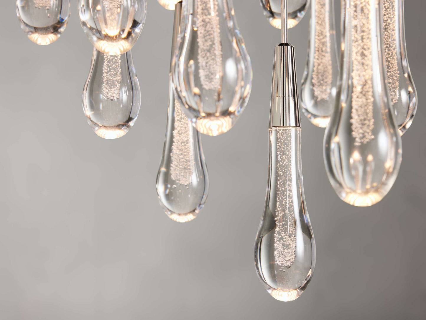 Soltaire Raindrop Crystal Round Chandelier