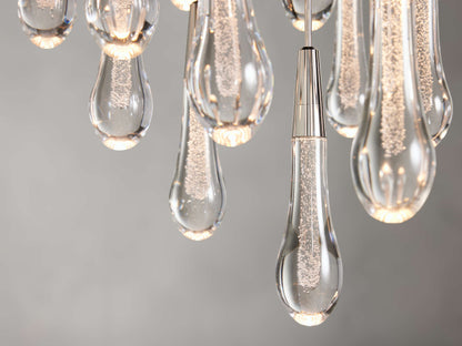 Soltaire Raindrop Crystal Round Chandelier