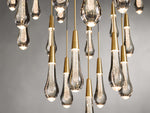 Soltaire Raindrop Crystal Round Chandelier