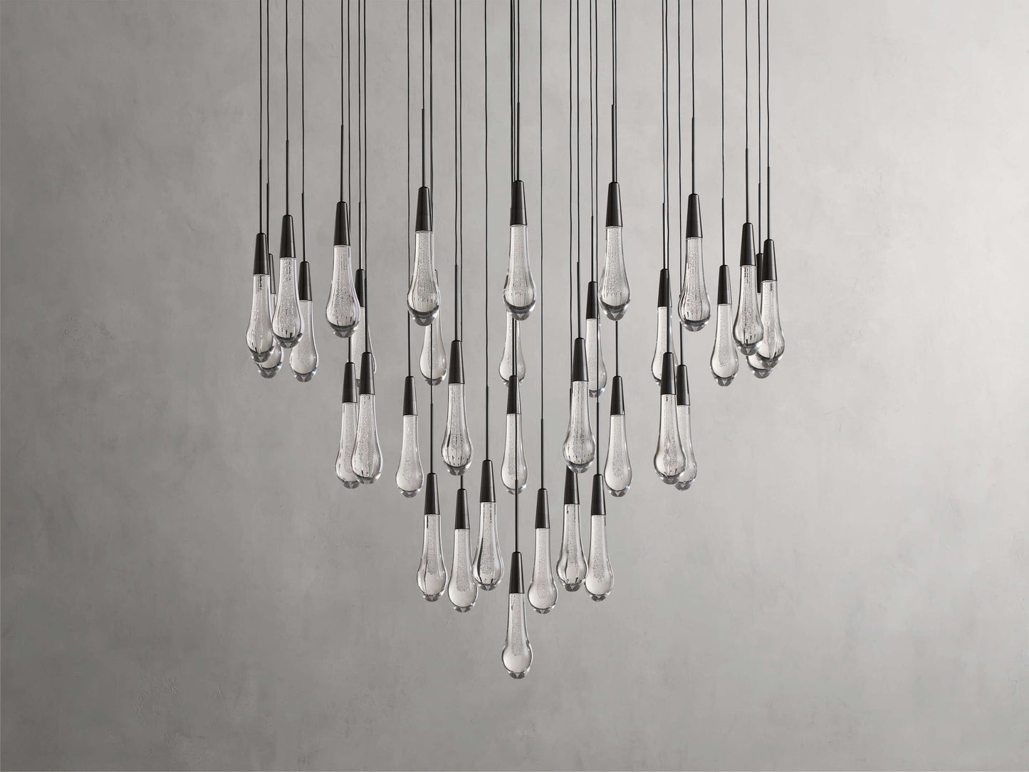 Soltaire Raindrop Crystal Round Chandelier