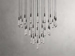 Soltaire Raindrop Crystal Round Chandelier