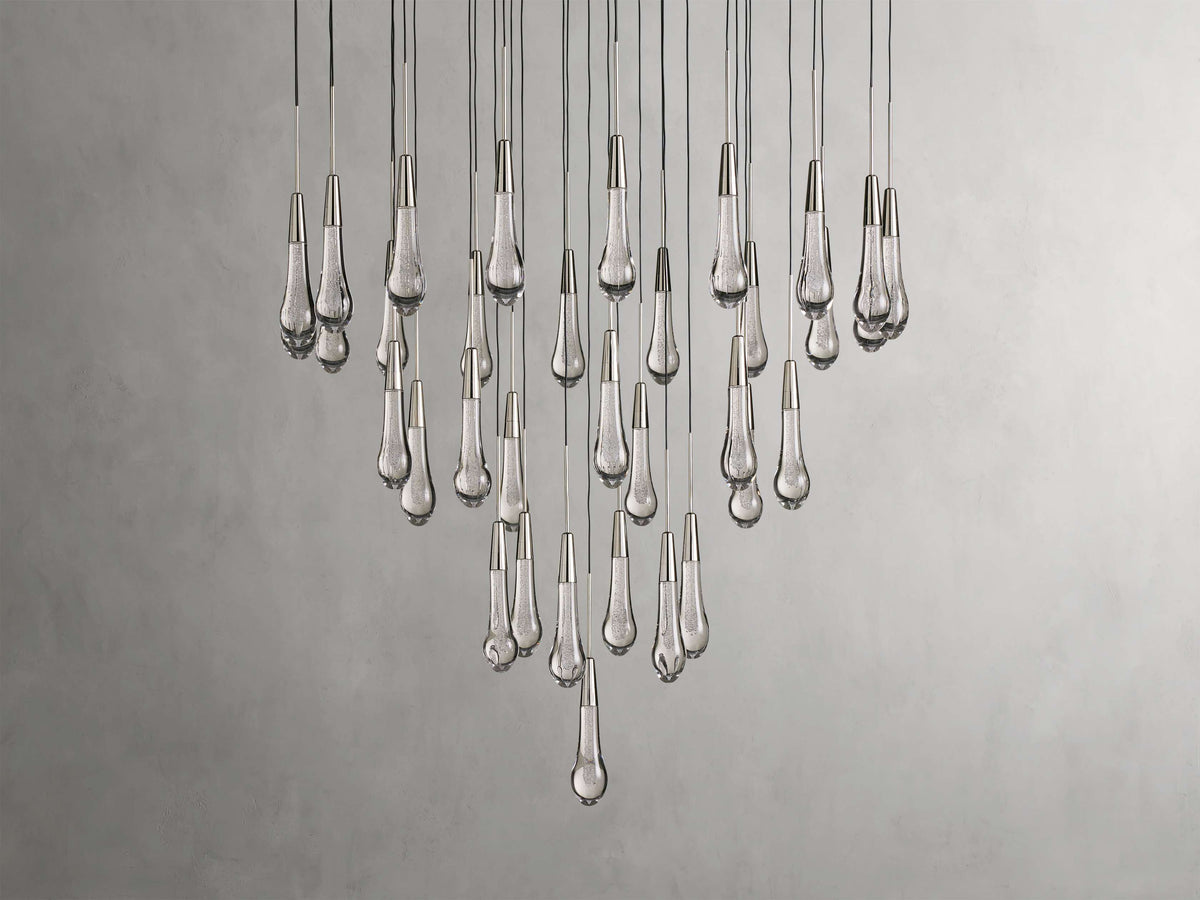 Soltaire Raindrop Crystal Round Chandelier