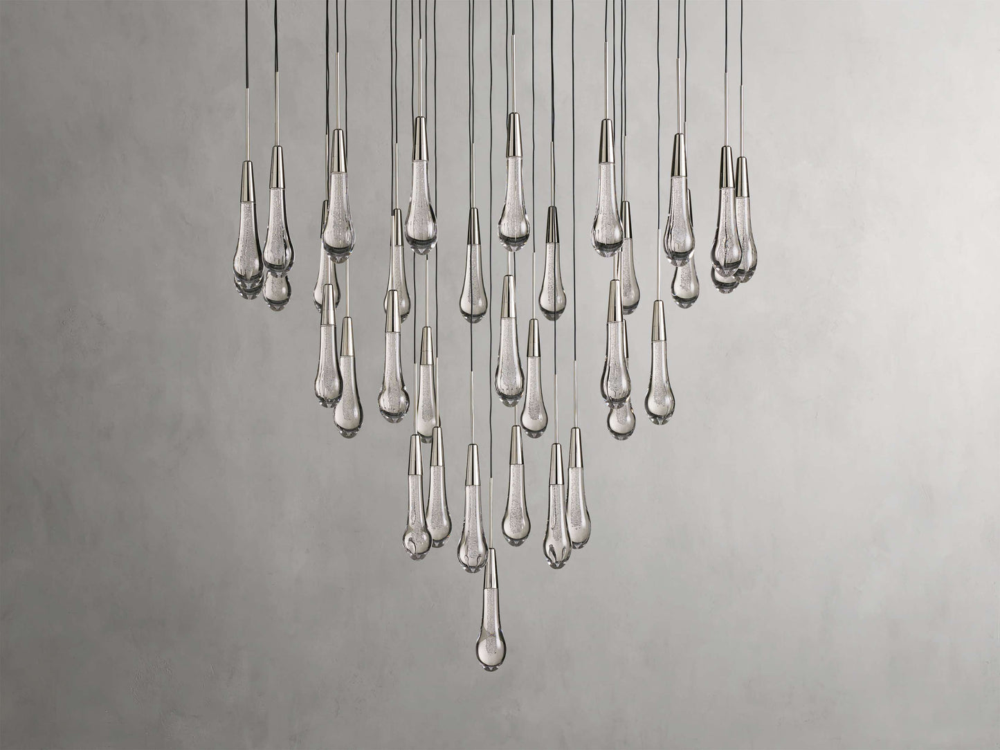 Soltaire Raindrop Crystal Round Chandelier