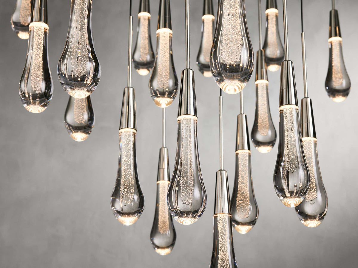 Soltaire Raindrop Crystal Round Chandelier