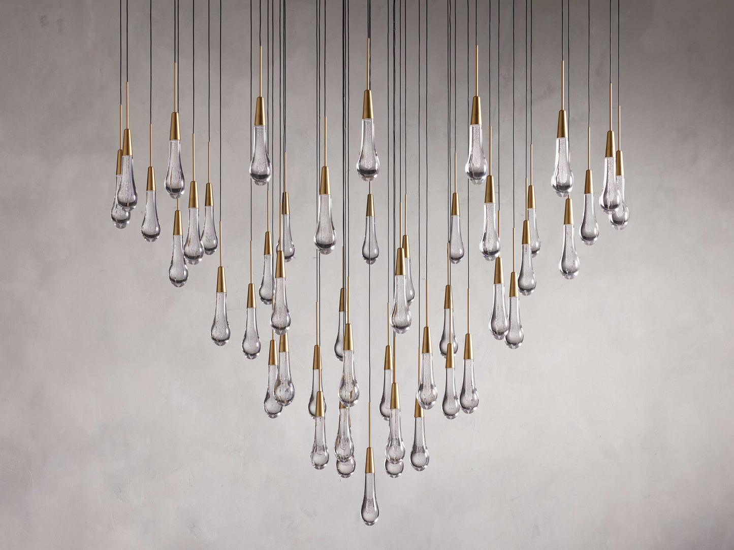 Soltaire Raindrop Crystal Round Chandelier