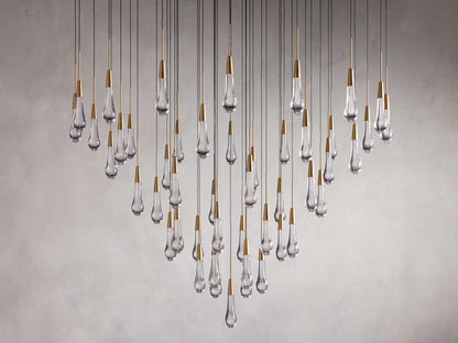 Soltaire Raindrop Crystal Round Chandelier