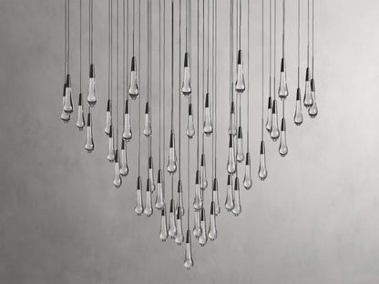 Soltaire Raindrop Crystal Round Chandelier