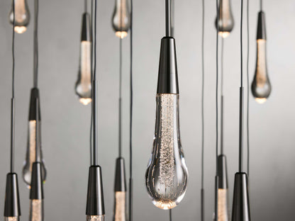 Soltaire Raindrop Crystal Round Chandelier