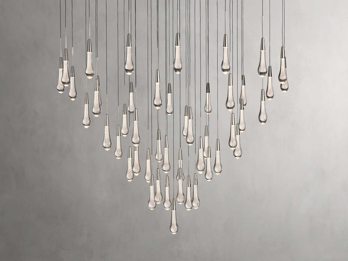 Soltaire Raindrop Crystal Round Chandelier
