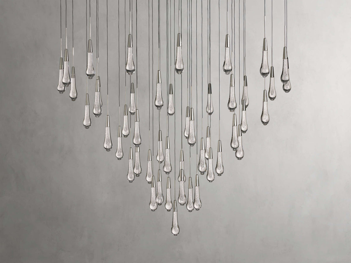 Soltaire Raindrop Crystal Round Chandelier
