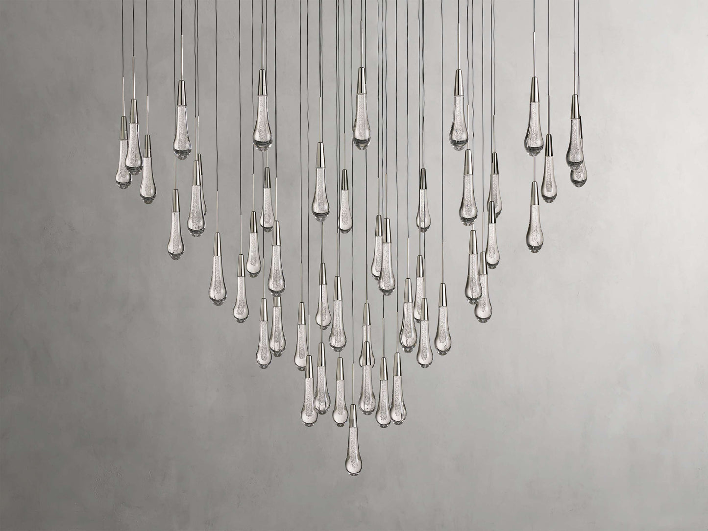 Soltaire Raindrop Crystal Round Chandelier