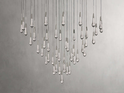 Soltaire Raindrop Crystal Round Chandelier