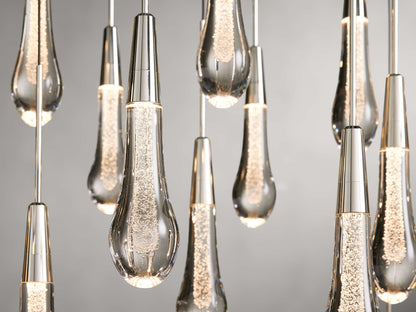 Soltaire Raindrop Crystal Round Chandelier