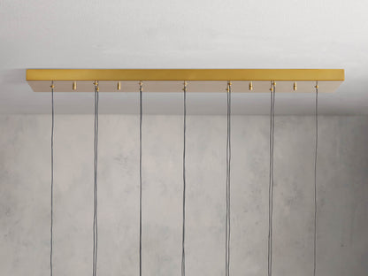 Soltaire Raindrop Crystal Linear Chandelier