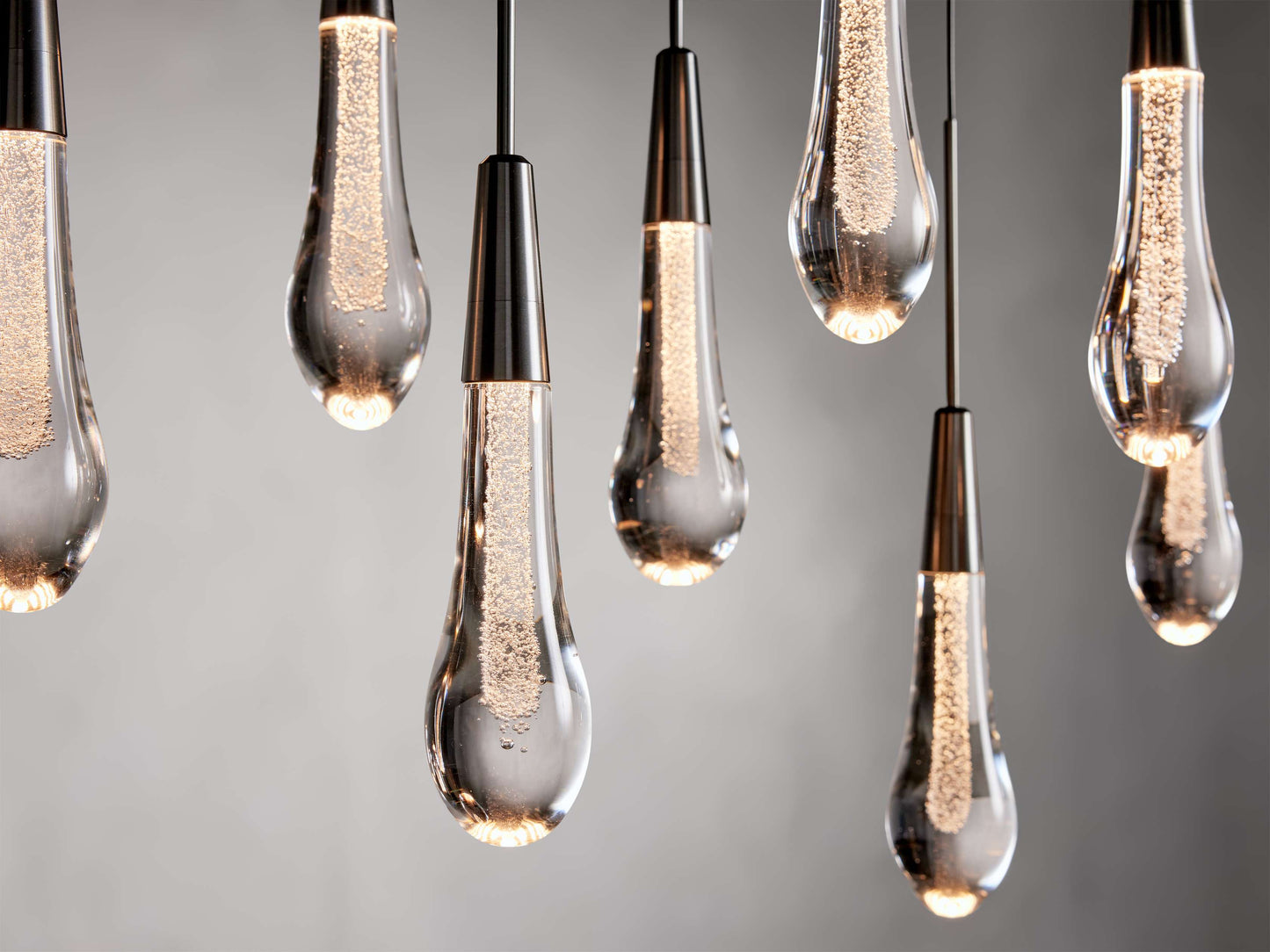 Soltaire Raindrop Crystal Linear Chandelier