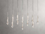 Soltaire Raindrop Crystal Linear Chandelier