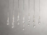 Soltaire Raindrop Crystal Linear Chandelier