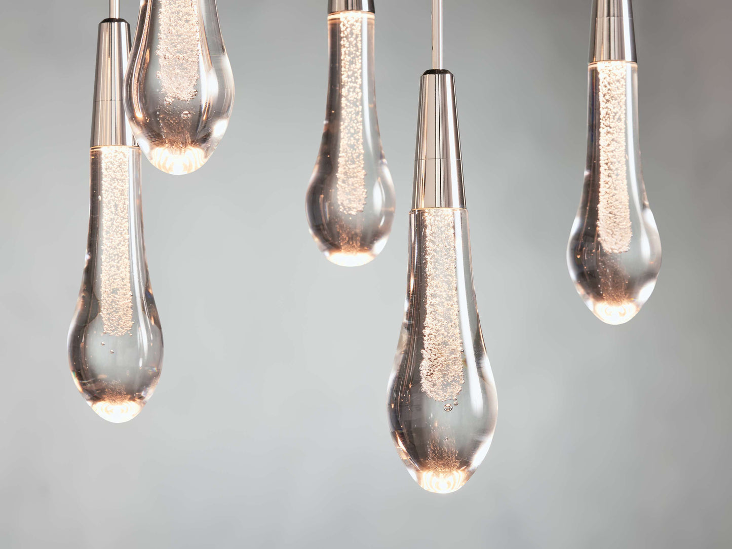 Soltaire Raindrop Crystal Linear Chandelier