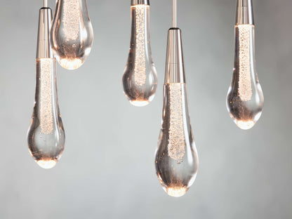 Soltaire Raindrop Crystal Linear Chandelier