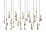 Soltaire Raindrop Crystal Linear Chandelier