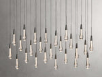 Soltaire Raindrop Crystal Linear Chandelier