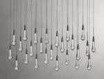 Soltaire Raindrop Crystal Linear Chandelier