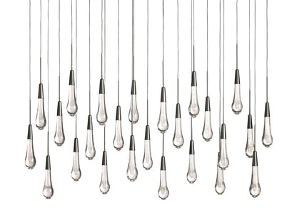 Soltaire Raindrop Crystal Linear Chandelier
