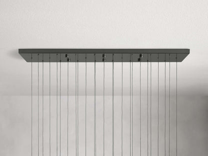 Soltaire Raindrop Crystal Linear Chandelier