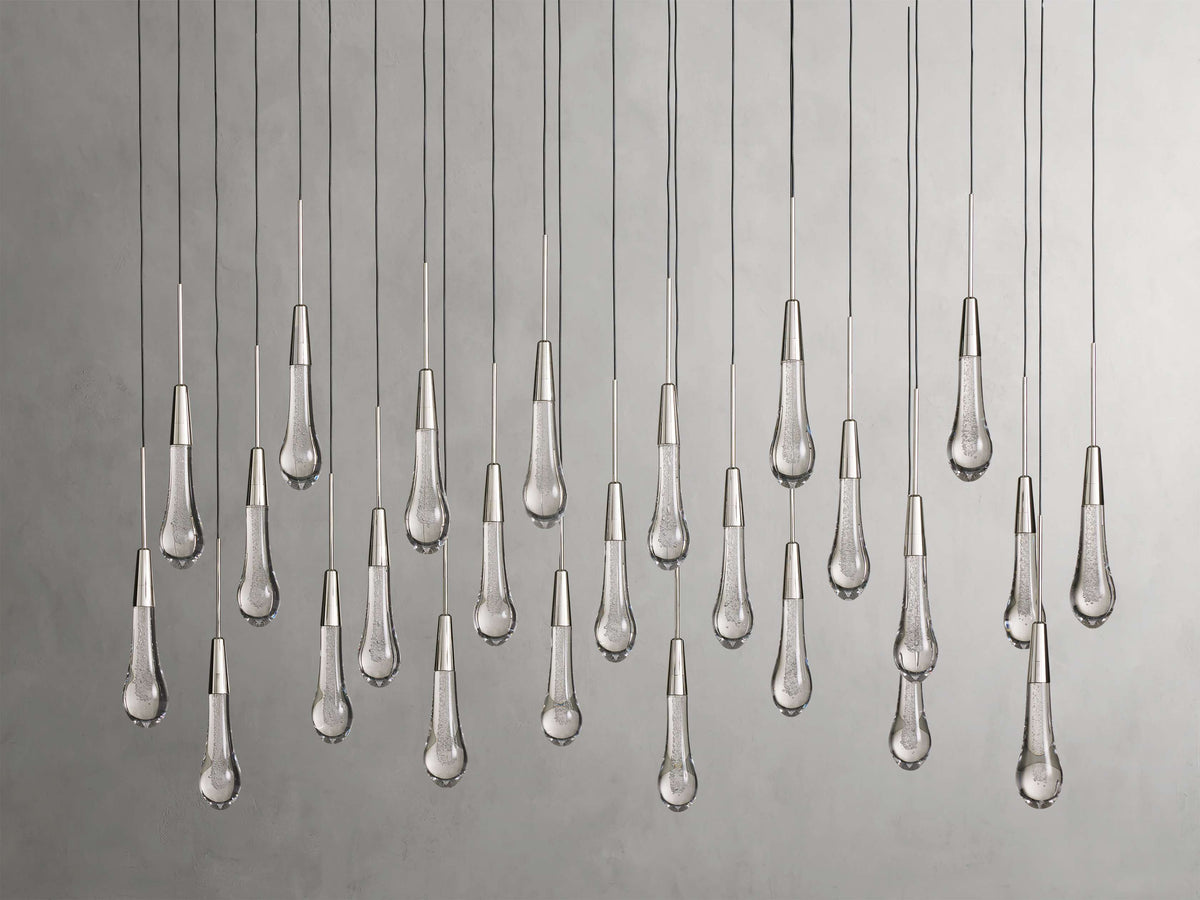 Soltaire Raindrop Crystal Linear Chandelier
