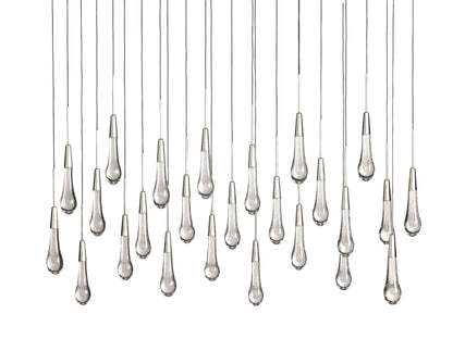 Soltaire Raindrop Crystal Linear Chandelier