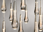 Soltaire Raindrop Crystal Linear Chandelier